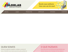 Tablet Screenshot of colorlab.com.br